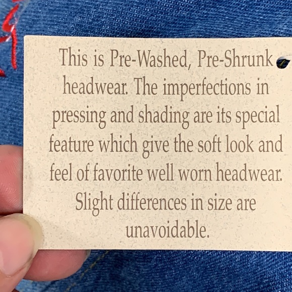 MSC Walbridge Coatings Inc Baseball Hat Unisex OSFA Blue Denim Pre-washed Cap - Picture 7 of 13